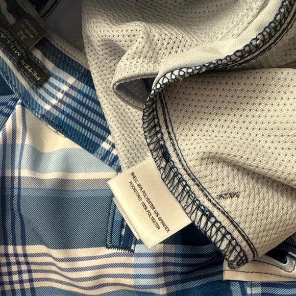 Peter Millar Blue Men's Hybrid Golf Shorts 32 Union League of Philadelphia - Picture 5 of 6